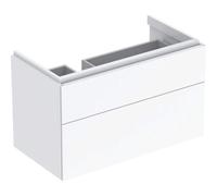 Meub. bas Geberit Xeno² 2 tiroirs plage dépose droite 88x53x46.2 Blc brillant - GEBERIT 500.515.01.1