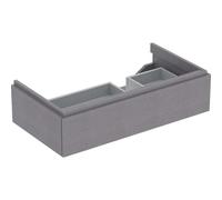 Geberit Xeno 2 armoire sous lavabo avec découpe siphon à droite, 880x220x462mm, 1 tiroir, 500.514.43.1, Couleur: Gris Scultura Malamin Structure en bois