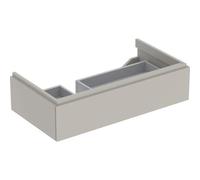 Geberit Meuble sous lavabo Xeno 2 90 cm – tiroir LED, plage de dépose – greige 500.513.00.1
