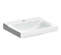 Geberit Xeno 2 lavabo avec trou pour robinetterie, sans trop-plein, 60x48 cm blanc avec KeraTect, 500530011, 500.530.01.1