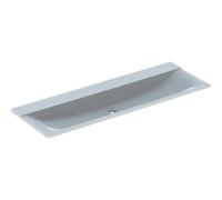 Geberit Xeno 2 lavabo sans trou pour robinet, sans trop-plein, 140x48cm, blanc, 500276001, 500276001 - CM