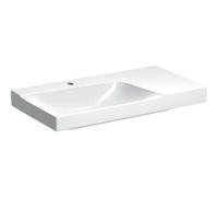 Geberit Xeno 2 lavabo, surface de pose à droite, avec trou pour robinetterie, sans trop-plein, 90x48 cm blanc avec KeraTect, 500533011, 500533011 - CM