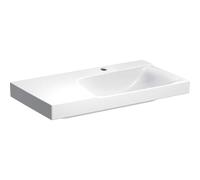 Geberit Xeno 2 lavabo, surface de pose à gauche, avec trou pour robinetterie, sans trop-plein, 90x48 cm blanc avec KeraTect, 500535011, 500535011 - CM