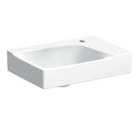 Geberit Xeno 2 lave-mains avec trou pour robinetterie à droite, sans trop-plein, 40x28 cm blanc avec KeraTect, 500529011, 500529011 - CM