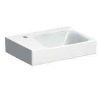 Geberit lave-mains Xeno² 40x28 cm KeraTect blanc, 1 trou à gauche, sans trop-plein – 500.528.01.1