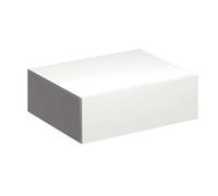 Geberit Xeno 2 - Meuble latéral 58x20 cm avec tiroirs, blanc poli 500.507.01.1