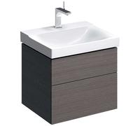 Geberit Xeno 2 - Meuble sous lavabo 60 cm, tiroir avec luminaire LED, gris 500.506.43.1