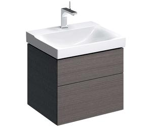 Geberit Xeno 2 - Meuble sous lavabo 60 cm, tiroir avec luminaire LED, gris 500.506.43.1