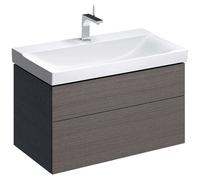 Geberit Xeno 2 - Meuble sous lavabo 90 cm, tiroir avec luminaire LED, gris 500.509.43.1