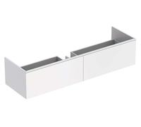 Geberit Xeno 2, armoire sous lavabo 500.347, 1395x350x473 mm, 2 tiroirs, blanc, 500.347.00.1