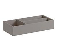 Boîte de Rangement Geberit Xeno2 Pour Tiroir Subdivision T 323x62x150mm Gris Scultura 500525001