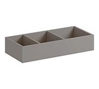 Geberit Insert tiroir Xeno² 500526001 – 32,3x6,2x15,0 cm, division H, bois mélaminé gris Scultura