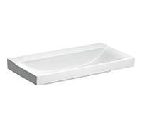 Geberit Xeno² lavabo 500532011 90x48cm, blanc KeraTect, sans trou pour robinetterie ni trop-plein