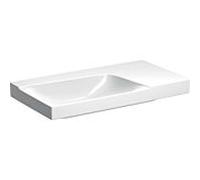 Geberit Lavabo Xeno2 90×48 cm rectangulaire – plage de pose à droite, sans percement, KeraTect blanc