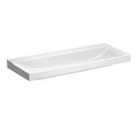 Geberit Xeno² lavabo 500552011 120x48cm, blanc KeraTect, sans trou pour robinetterie ni trop-plein