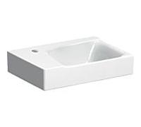 Geberit lave-mains Xeno² 40x28 cm KeraTect blanc, 1 trou à gauche, sans trop-plein – 500.528.01.1