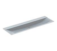 Geberit Lavabo Xeno2 160x48 cm rectangulaire de meuble blanc sans trou ni trop-plein 500.278.00.1