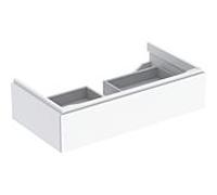 Geberit Xeno 2 armoire sous lavabo, 880x220x462mm, 1 tiroir, 500.508.01.1, Couleur: Laque brillante blanche