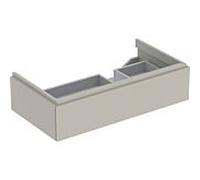 Geberit Meuble sous-vasque Xeno 2 1 tiroir, plage de dépose droite 88x22x46,2 cm greige mat