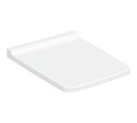 Geberit Xeno² WC siège 500833011 blanc , charnières en laiton chromé, avec mécanisme de fermeture amortie