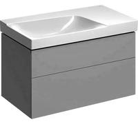 Meub. bas Geberit Xeno² 2 tiroirs plage dépose droite 88x53x46.2 Greige mat - GEBERIT 500.515.00.1