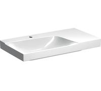 Geberit Xeno2 lavabo 90x48 cm rectangulaire classique-avec plateau blanc brillant 500.533.01.1