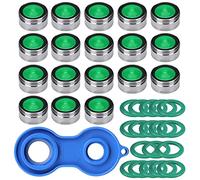 Gebildet 18pcs Mousseur Robinet Economiseur d'Eau M24 Embout Brise Jet Robinet Cuisine Matériel pour Mitigeur d'Evier de Cuisine et de Lavabo de Salle de Bain