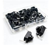 Gebildet 50pcs 12 * 8 Micro Mini Interrupteur Marche/arrêt 1.5A 250V Bouton-poussoir Autobloquant pour Bricolage lampe de Poche SMD Type 1208
