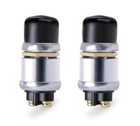 Gebildet Interrupteur de Démarrage à Bouton-Poussoir, 12V/24V Pousser Bouton Démarrage Etanche 50A Robuste Momentané Résistant aux Intempéries pour Klaxon Moteur Voiture Camion Tracteur Bateau