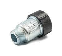 Gebo Raccord Fonte Mâle Rapide Tuyau 1" Acier Gaz Air | Malleable, filetage mâle, sans soudure, acier, construction
