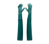Gebol Nymphea | 1 paire | Taille M (taille 8) | Gants de jardin pour étang et piscine | Imperméable avec manchette extra longue | Gant de protection chimique avec meilleure sécurité de préhension |
