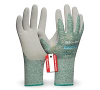 Gebol Upcycled Strong | Gants de travail durables en plastique recy xcellente sensation au bout des doigts | Avec revêtement en caoutchouc naturel | Pour homme | Taille XL (Taille 10) | Vert