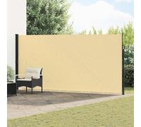 Gecheer Auvent latéral rétractable en Polyester Premium avec Cadre en Acier, Protection UV et Vent, mécanisme Manuel, idéal pour Balcon, terrasse et Jardin, Installation Facile.