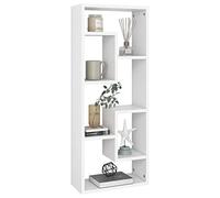 Gecheer Étagère Murale en Bois Blanc - Solution de Rangement Élégante et Pratique pour Votre Maison