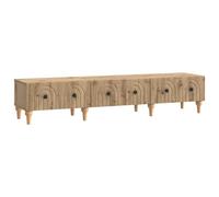 Gecheer Meuble TV Modern en Bois d'Ingénierie - Capacité de Stockage Spacieuse, Assemblage Facile, Design Épuré - pour Salon