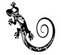 Gecko salamandre 9865 autocollant adhésif sticker - Taille : 8 cm - Couleur : bleu