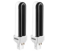 GeckoMan 15W Ampoules de Remplacement pour Anti Moustique Extérieur, 2-Pack | Lampe, Bug, Zapper, Bulbs