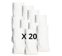 Gecosac 20 Sacs à Gravats 55kg PP 55x95cm Pour Déchets chantier, jardin, sable