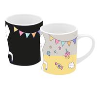 GEDA LABELS GmbH Tasse à changement de couleur Licorne 250 ml
