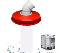 GEDEGOOK Couvercle 45° IBC filtre eau de pluie réservoir filtre 245mm noir