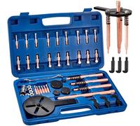 Gedlex 38-in-1 Kit Extracteur de Roulement Interieur Exterieur, Arrache Roulement à Trois Bras en Acier Rouge, Outil Roulement a Bille, Extracteurs et Séparateurs avec Crochet de Traction