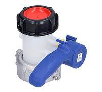 GEDMRT Robinet de vanne DN50 |Connecteur de contrôle de Sortie d'eau du réservoir IBC |et Remplacement des alcalis |Adaptateur à Filetage Grossier pour barils/récipients en Plastique