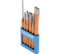 GEDO 106 - Jeu d'outils 6 pcs. dans un support en PVC