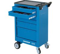 Chariot à outils Gedore avec 6 tiroirs, 605 mm, 930 mm, 375 mm, 43 kg