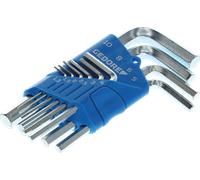 GEDO H 42-10 - Jeu de tournevis coudé dans le support 10 pcs 1,3-10 mm