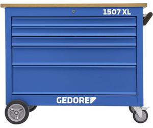 GEDORE 1507 XL 30101 Etabli à roulettes avec 5 tiroirs, 3127826