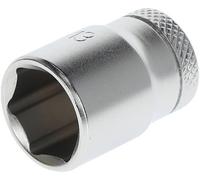 Gedore Douille 20 1/4 po. 6 pans 13 mm L. 25 mm Acier chromé