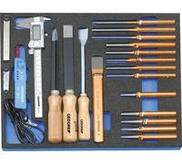 Gedore 2005 CT2-119 2016338 Jeu d'outils 21 pièces