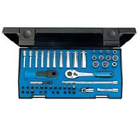 Gedore 20LMU-10 Ensemble d'outils 1/4" 49 pièces, Bleu/Argent