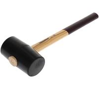 Gedore Maillet en caoutchouc 226 E-3 Ø 75 mm 990 g manche en frêne 380 mm 2 faces plates